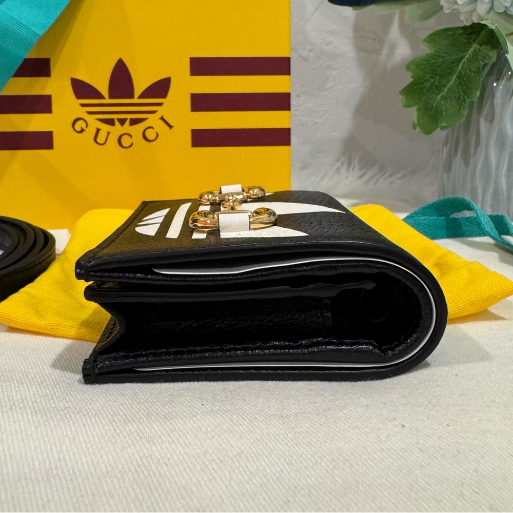 NEW✨GUCCI x ADIDAS 1955 Horsebit Wallet / Crossbody Mini Bag - Picture 15 of 16